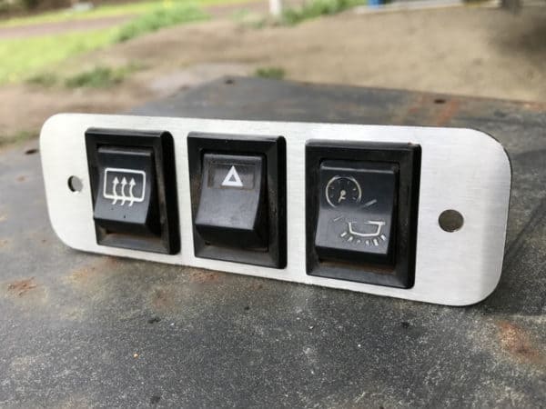 Hazard switch panel